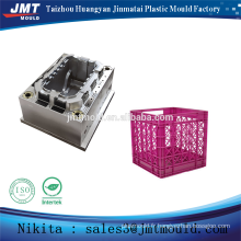 China injection stacked plastic crate mold